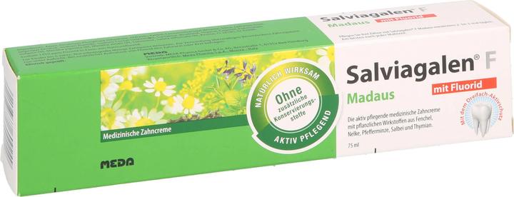 Produktbild Meda Pharma Salviagalen F Madaus Zahncreme mit Fluorid, 75 ml Zahncreme (75 ml)