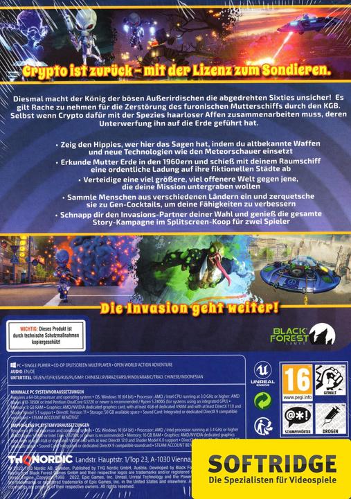 Actual product image THQ Destroy All Humans 2: Reprobed (PC, DE)