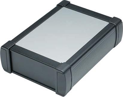 Produktbild Bopla Profilgehäuse schwarz 195 x 143 x 52 mm Aluminium (Gehäuse)