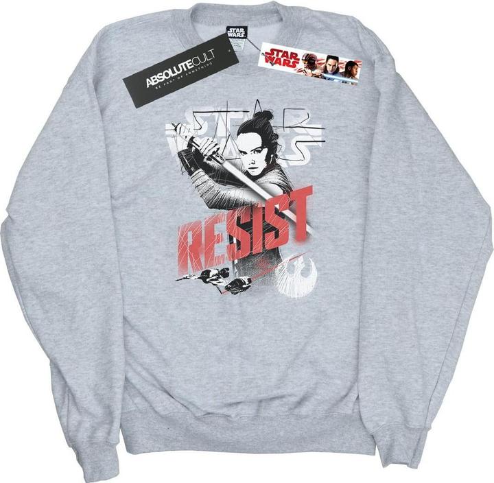 Star Wars The Last Jedi Rey Resist Sweatshirt