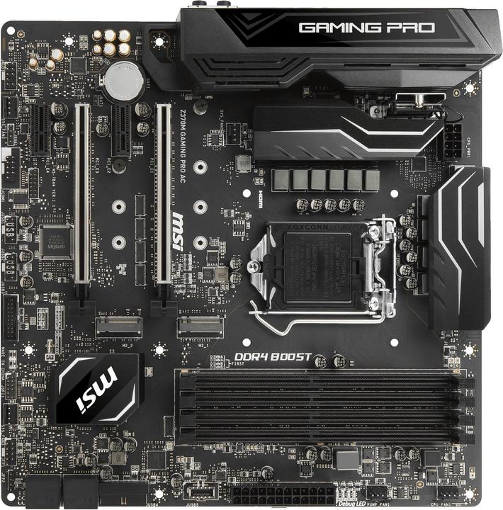 Actual product image MSI Z370M Gaming Pro AC (LGA 1151, Intel Z370, mATX)