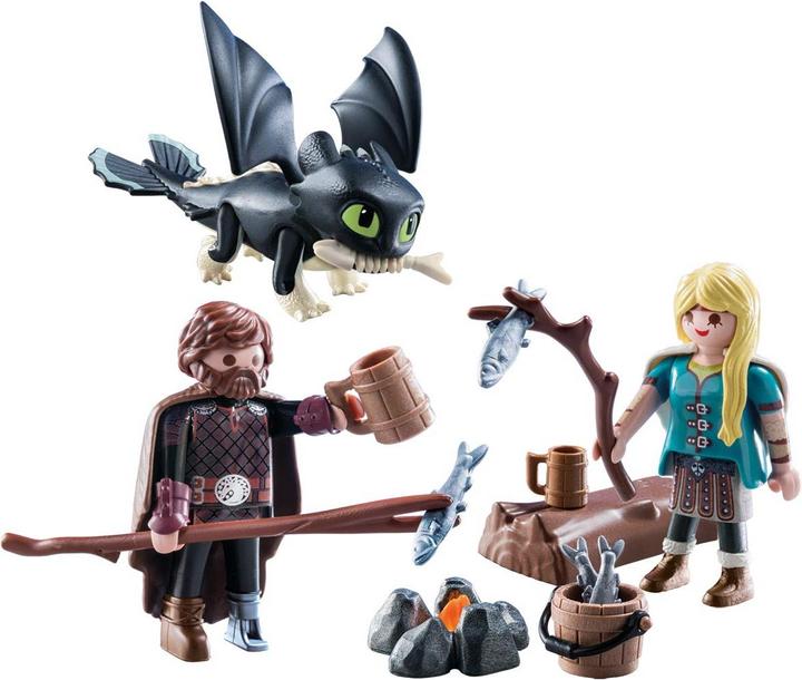 Actual product image Playmobil Hicks and Astrid (70040, Playmobil Dragons)
