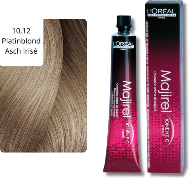 Actual product image L'Oréal Professionnel Majirel (10/12 platinum blonde ash irisé)