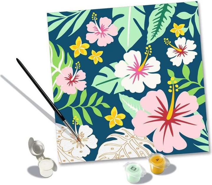 Produktbild Ravensburger CreArt - Malen nach Zahlen 23729 - Exotic Flowers - ab 12 Jahren
