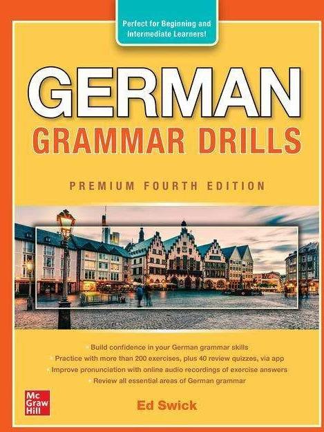 Actual product image German Grammar Drills, Premium (German, Ed Swick, 2022)