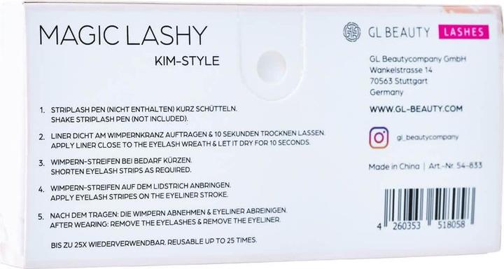 Valori nutrizionali e ingredienti GL Beauty Magico stile Lashy Kim (Ciglia a rullo)