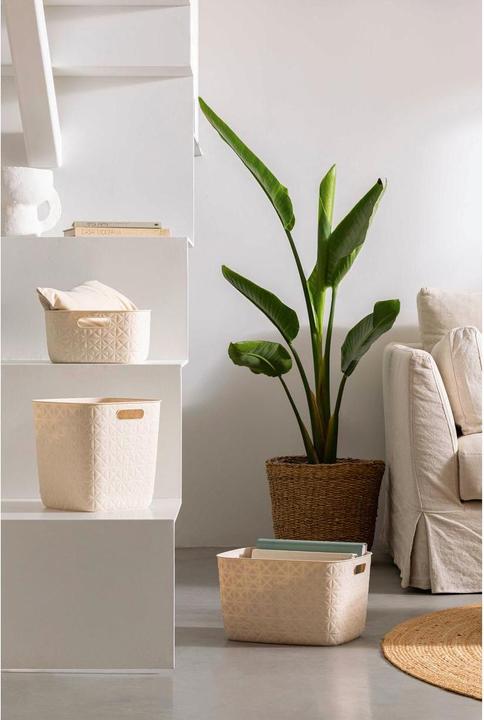 Image du produit GCS Curver Softex Panier de rangement Cube 15L CraieBlanc (1 x)