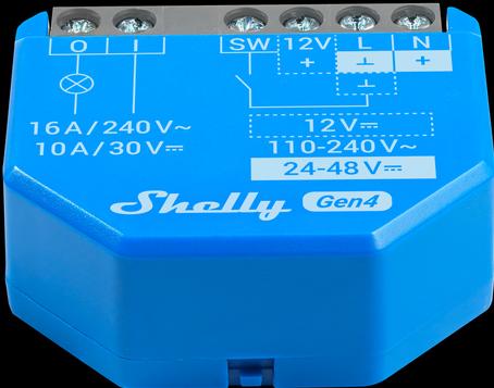 Actual product image Shelly 1 Gen4 (Switch actuator)