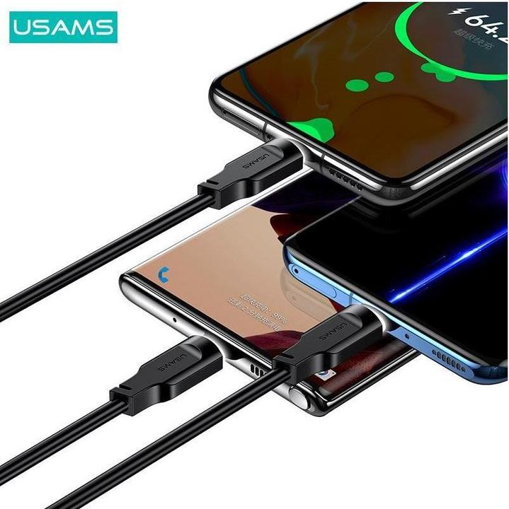 Actual product image Usams Charging Cable Type-C to Type-C - White (1.20 m)