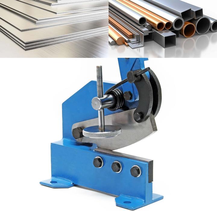 Produktbild Wiltec Handhebelschere Hebelschere 125mm Blechschere Schlagschere (70 mm)