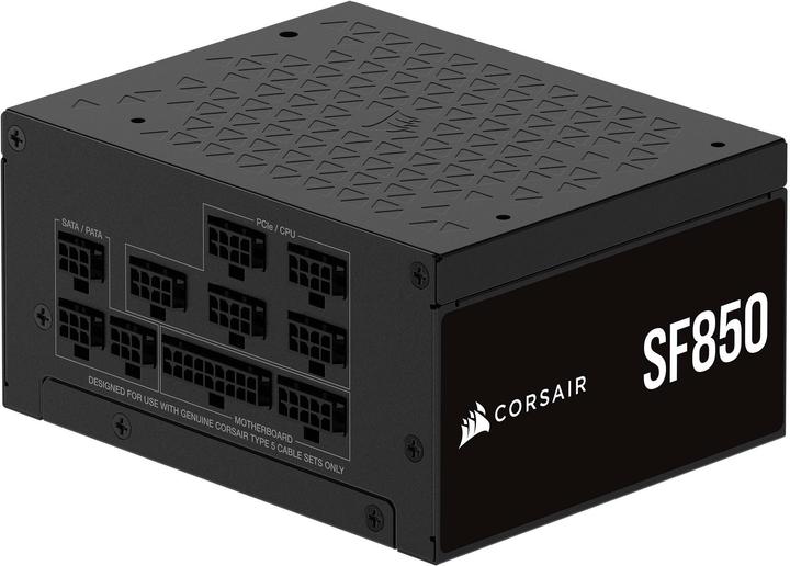 Productafbeelding Corsair SF-serie (2024), SF850, 850 watt, SFX, 80 PLUS Platinum, volledig modulaire voeding (850 W)