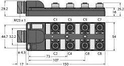 Produktbild Turck Aktuator-/Sensor-Verteiler