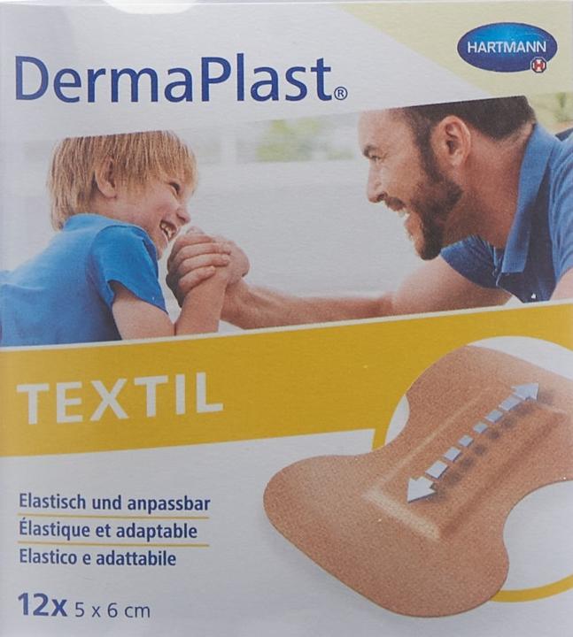 Actual product image DermaPlast Textile plaster (12 x)
