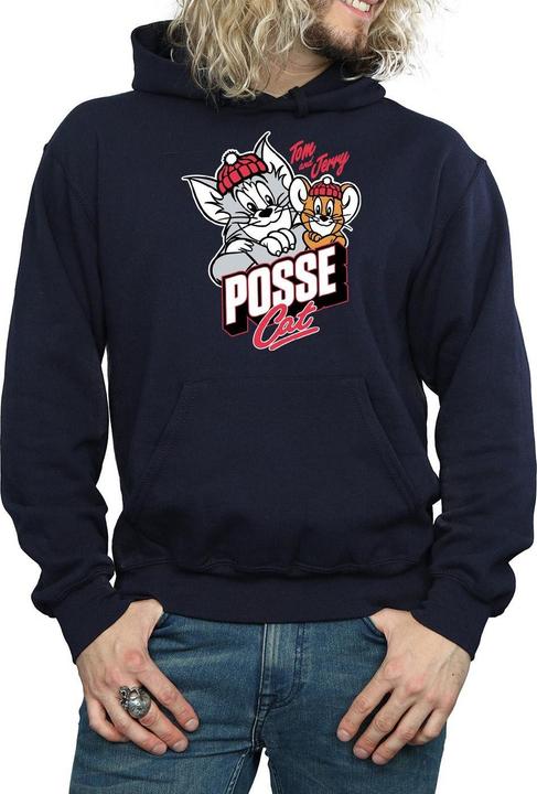 Immagine prodotto Tom & Jerry Posse Cat Felpa con Cappuccio Uomo (XXL)