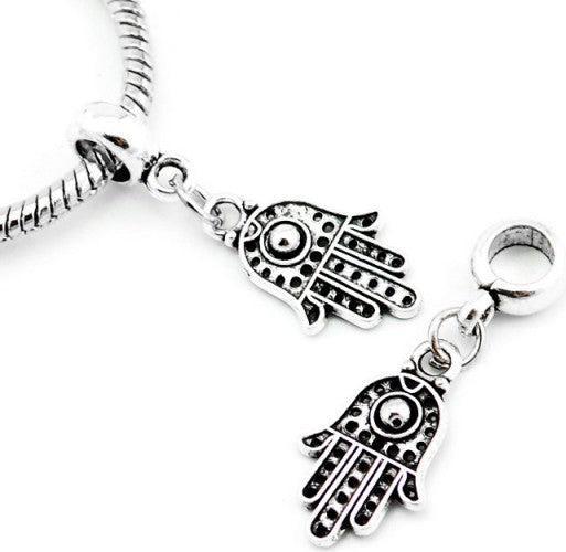 Immagine prodotto Hermex Ciondolo Fatima hamsa per bracciale - Argento (Argento 925)