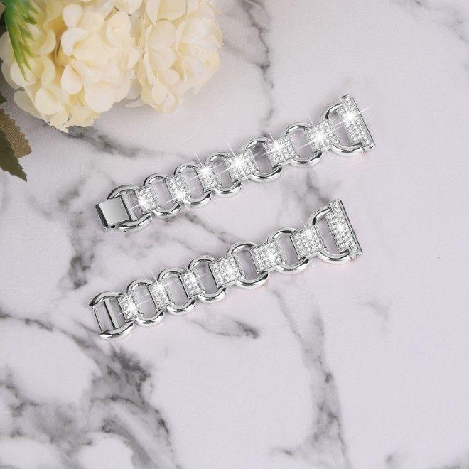 Image du produit MU Style Bracelet de remplacement en alliage de zinc GH Series Diamond (20 mm, Alliage de zinc)