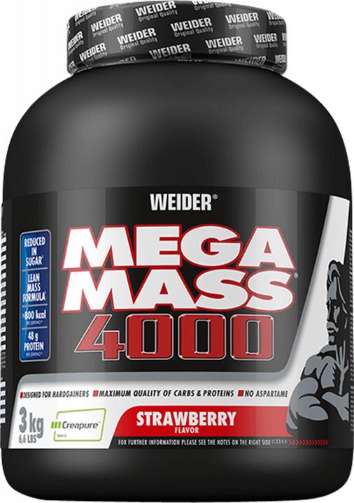 Produktbild Weider Mega Mass 4000 (Erdbeer, 1 Stk., 3000 g)