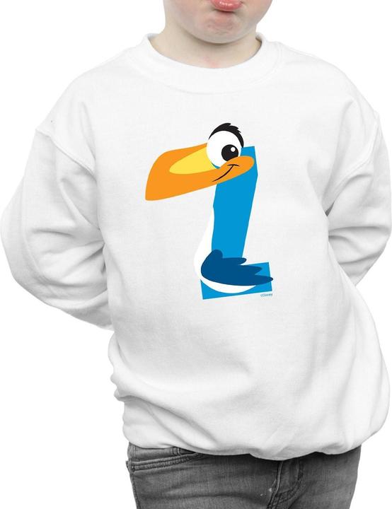 Actual product image Disney Boys Alphabet Z Is For Zazu Sweatshirt (140, 146)