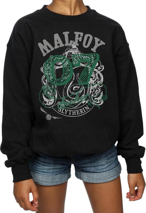 Produktbild Girls Draco Malfoy Seeker Slytherin Sweatshirt (140, 146)