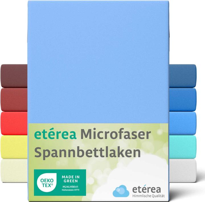 Actual product image Etérea Microfibre Jersey Fitted Sheet (60 x 120 cm, 70 x 140 cm)