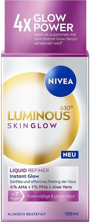 Produktbild NIVEA Luminous630® Skin Glow Liquid Refiner (Peeling, 100 ml)