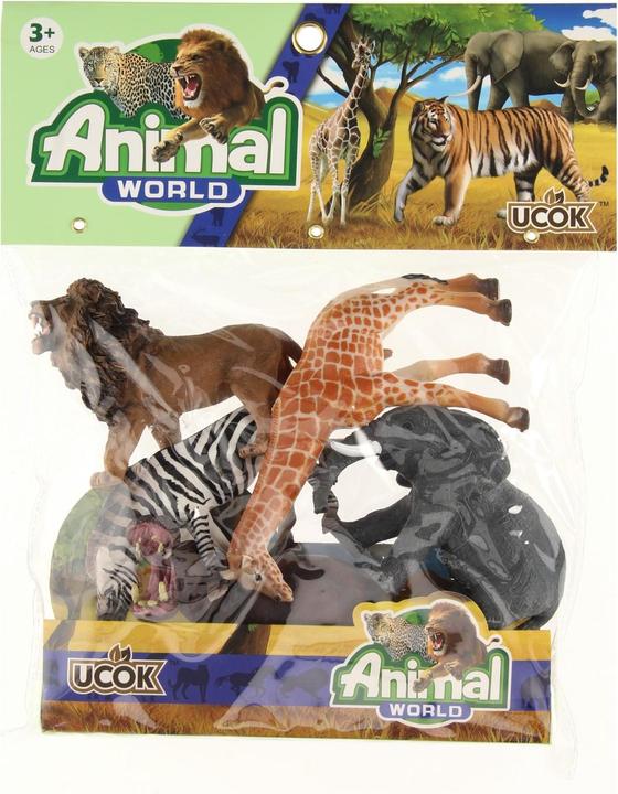 Actual product image Wild Animals luxury playset, 5pcs.