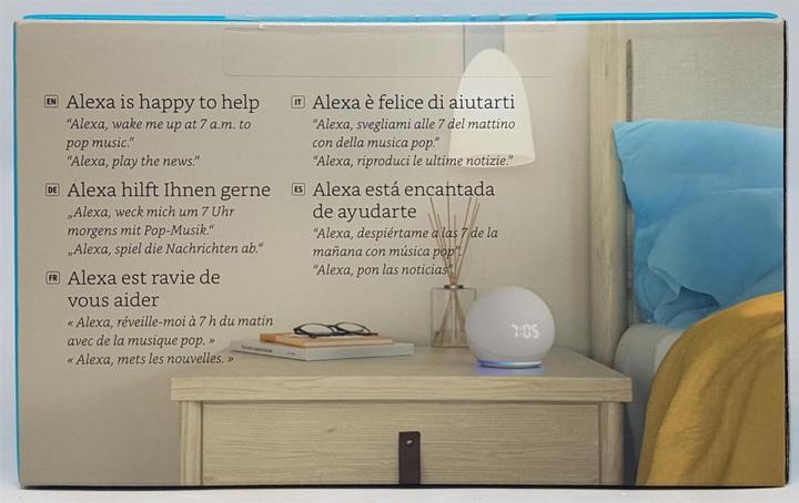 Image du produit Amazon Echo Dot (4ème génération) avec horloge (Amazon Alexa)