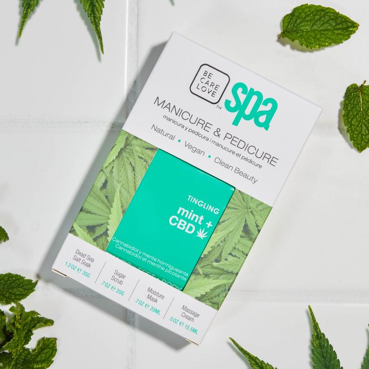 Actual product image Bcl Spa Tingling Mint 4 Step System (Foot bath, Foot mask, 20 ml)