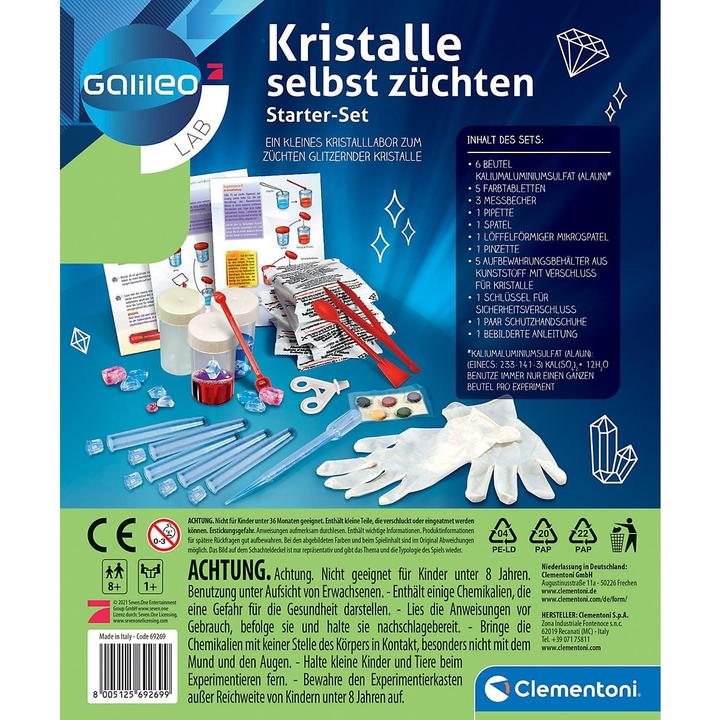 Produktbild Clementoni Galileo - Kristalle selbst züchten