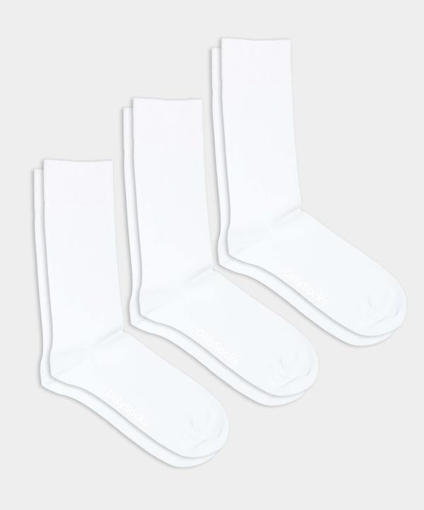 DillySocks Smooth Snow White Pack (3er Pack, 36 - 40)