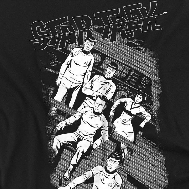 Actual product image Mens Tilted Bridge Retro T-Shirt (XL)