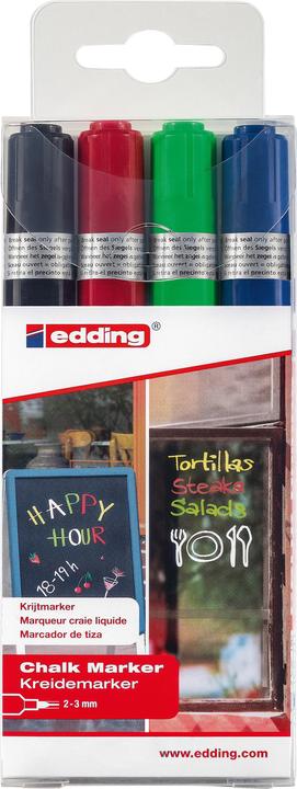 Actual product image Edding 4096 E-4 (White, 2 mm, 5 x)