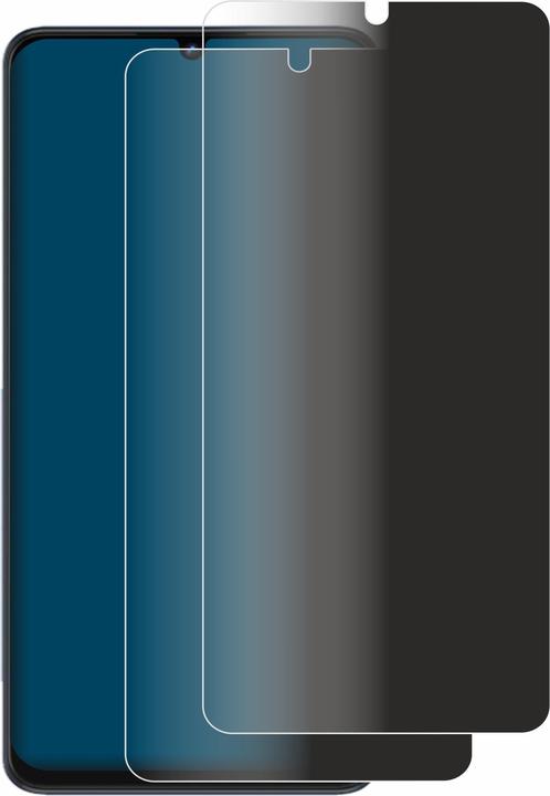 Productafbeelding BROTECT Anti-spionnetje privacyfolie Beschermfolie tegen blauw licht (2 Stuk, ZTE Blade V50)