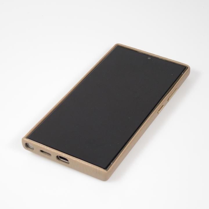 Actual product image PhoneLook Coque Cuir de veau luxe grainé intégral avec boutons métalliques et MagSafe (Samsung Galaxy S24 Ultra)