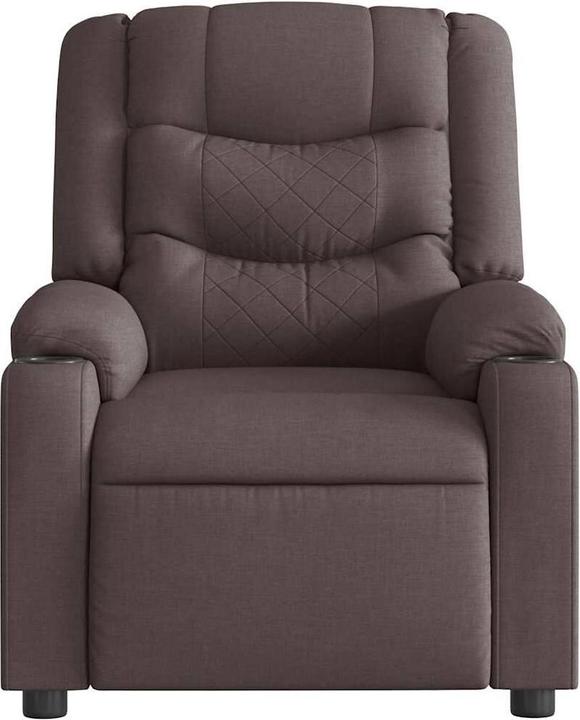 Image du produit VidaXL Fauteuil Relax Electrique Tissu Marron Foncé