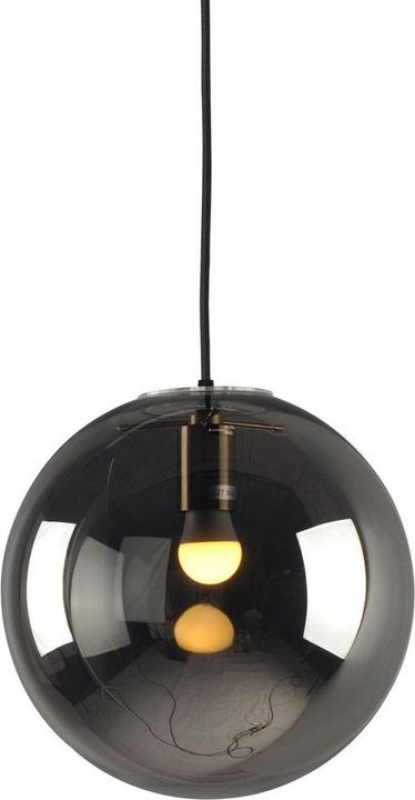 Immagine prodotto s.luce Lampada a sospensione in vetro Orb con 2 o 5 luci, incluso sistema a binario a 1 circuito (E27)