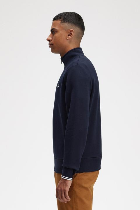 Produktbild Fred Perry Sweatshirt mit halbem Reissverschluss (S)