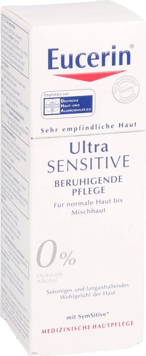 Image du produit Eucerin UltraSENSITIVE Soin apaisant pour peaux normales à mixtes (50 ml, Crème 24h)