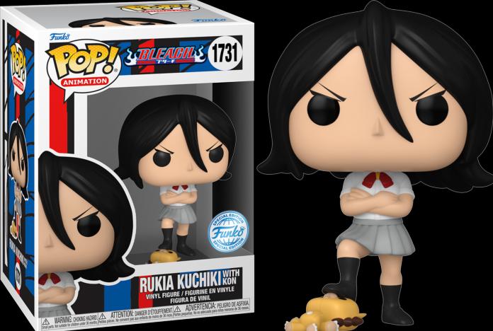 Actual product image Funko Pop Rukia Kuchiki with Kon Special Edition 1731