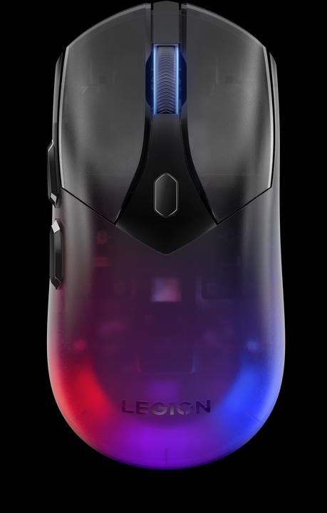 Actual product image Lenovo Legion M410 Wireless RGB Mouse - Mus - 6 knapper - Sort med RGB lys (Wireless, Cable)