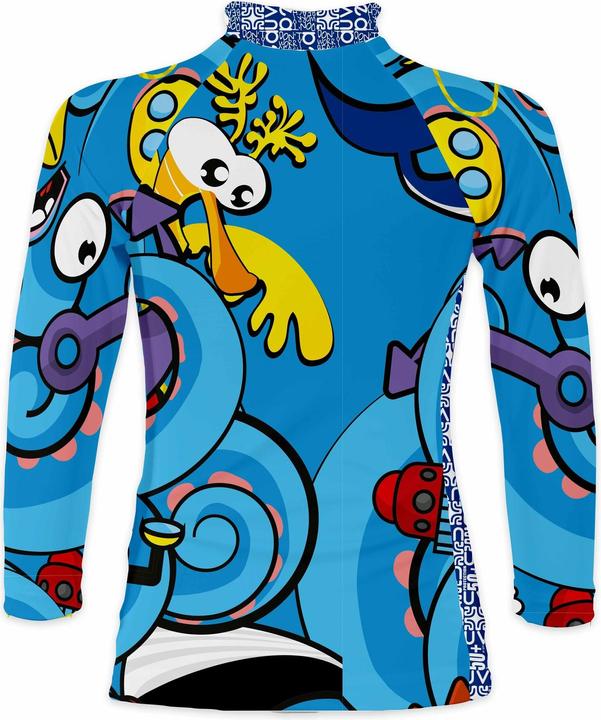 Produktbild Uvea Kinder UV Badeshirt arm Biarritz petite pieuvre (68, 70, 72, 74)