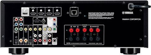 Produktbild Yamaha RX-V473, 5.1 Netzwerk Receiver, Airplay, Schwarz (Receiver)