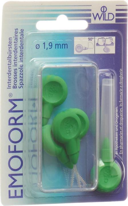 Produktbild Emoform Interdentalbürsten 1.9mm hellgrün (5 x, 1.90 mm)