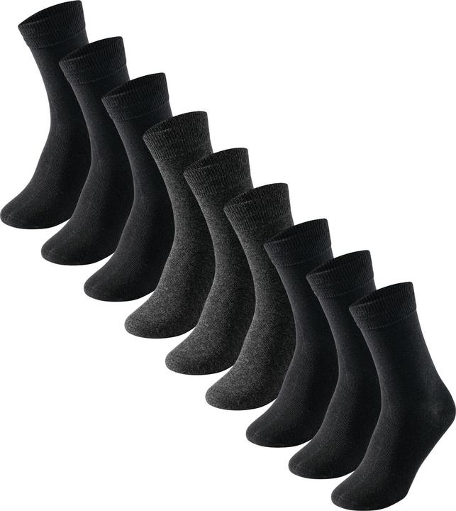 Image du produit Schiesser 9 Pack de chaussettes pour hommes (paquet de 9, 39, 42)