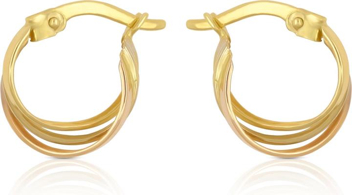 Image du produit Muau Créoles (750, Or blanc, Or jaune 18 K)