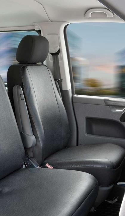 Actual product image Walser Seat covers for VW T5 single seat front in imitation leather BJ 09/2009 today