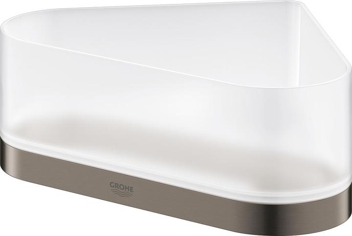 Image du produit Grohe tablette de douche d'angle SELECTION avec support hard graphite brossé