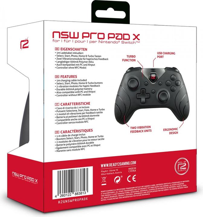 Actual product image ready2gaming Switch Pro Pad X (Switch)