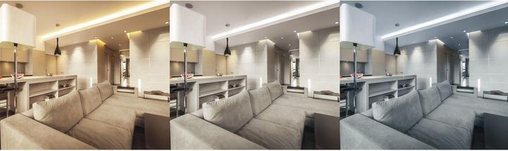 Actual product image Siro LED strip SL-DUO Diamond Series 24W/m, IP20, 2700K - 6000K, 24 V/DC, 5000 mm (Warm white, 500 cm, Indoor)