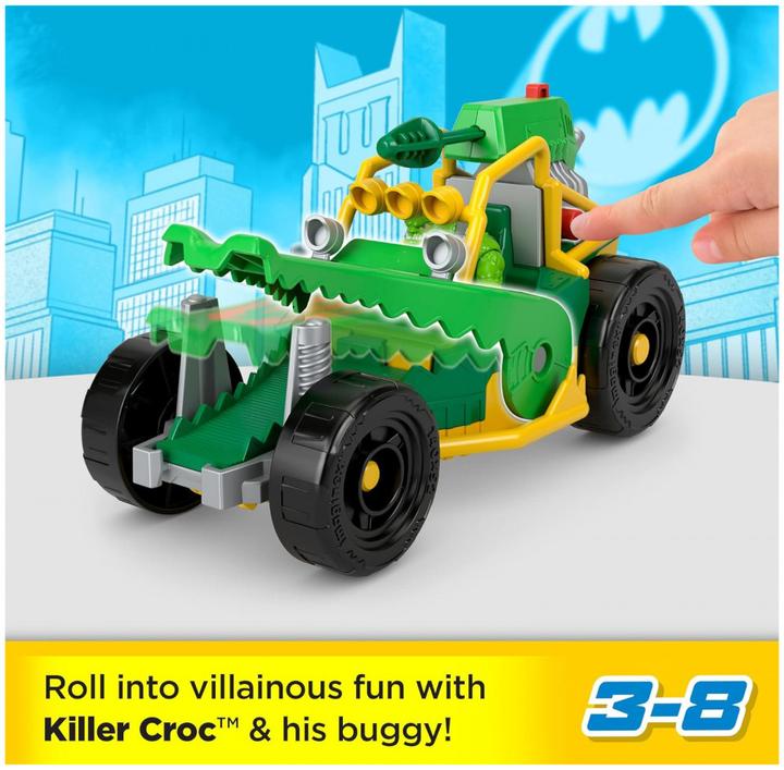 Immagine prodotto Fisher-Price Mattel Imaginext Dc Super Friends - Killer Crock Buggy για 3+ Ετών HML05